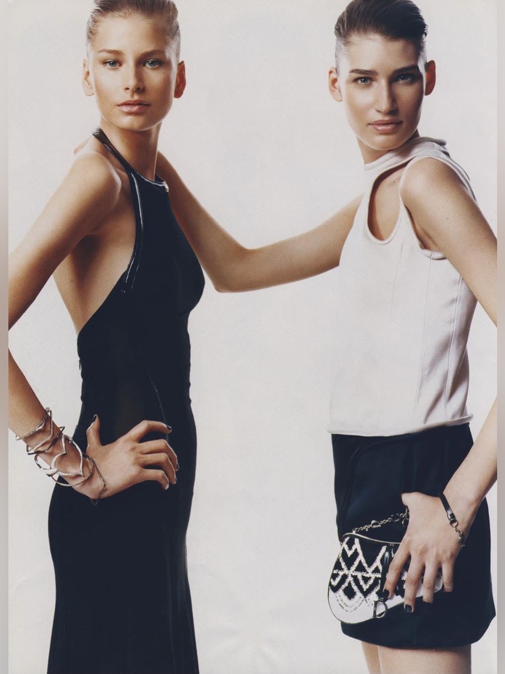 Vintage Dior x Galliano Limited Edition Black & White Sequin Mini Saddle - Picture 9 of 9